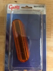 NOS Side Marker Light Lens Genuine Grote 90153 Amber 90153-5 - Picture 1 of 3