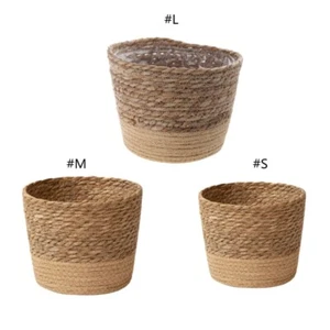 Straw Plant Basket Indoor Woven Plant Pots for Planter Flower Pots Plant Pot - Picture 1 of 9