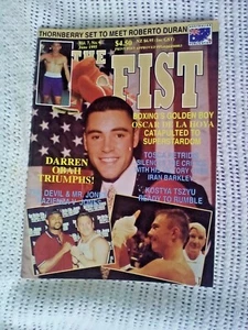 REVISTAS DE BOXEO K FIVE X S/H THE FIST VER TODAS LAS FOTOS TYSON TSZYU JONES ETC - Imagen 1 de 10