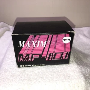 [Neu/Neuwertig!] Maxim MF-101 35 mm Kamera Tragetasche, Box & Anleitung NEU #0160 - Bild 1 von 4