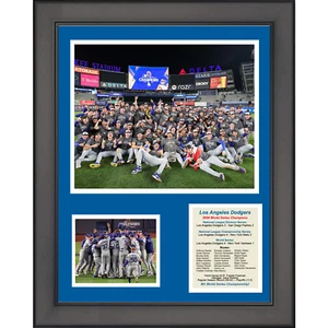 Framed Los Angeles Dodgers 2024 World Series Champions 11"x14" Photo Collage - Picture 1 of 1