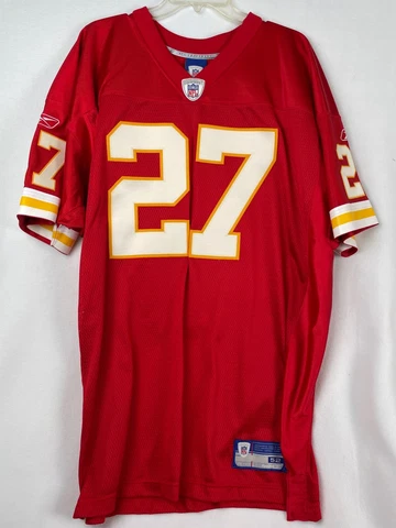 Authentic Kansas City Chiefs L. Johnson Home Jersey sz 52 - PSU Cover