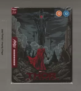 THOR : THE DARK WORLD - UK EXCLUSIVE MONDO ARTWORK 4K + BLU RAY STEELBOOK - NEW - Picture 1 of 3