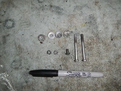 TORNILLOS DE MONTAJE PROTECTOR CUBIERTA HORQUILLA 1995 ATK 250 LQ Rotax 250LQ 250 Foto 1 de 2