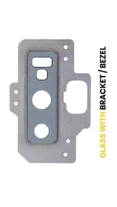 Back Camera Lens With Bracket / Bezel For Samsung Galaxy Note 9 (Cloud Silver) - Picture 1 of 4