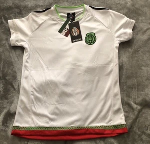 Mexico Jersey Top White Women Size Large Street Sporty Gorpcore - Picture 1 of 4