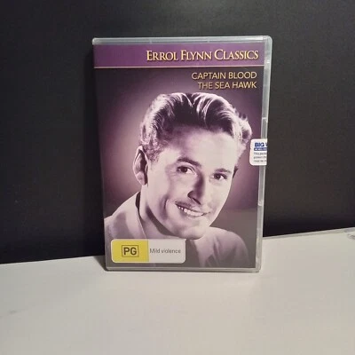 ERROL FLYNN CLASSICS: CAPTAIN BLOOD/THE SEA HAWK (2 × DVD) (R4) (B-NEW  SEALED) - image 1 of 2