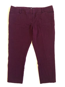 Mossimo Stretch erweiterbar Größe 18 (40 x 25) weinrot gerade kurze Hose Damen - Bild 1 von 6