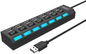 Nuevo cable de conexión de conexión de múltiples puertos concentrador USB - Imagen 1 de 7