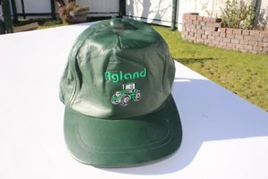 Ball Cap Hat - Agland - Leather John Deere Farm Tractor Dealer Alberta (H1826) - Picture 1 of 3