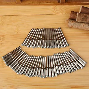 50X 1/8" 3 mm vástago eje de mandril eje de diamante burra para herramienta de rueda de corte giratorio - Imagen 1 de 10