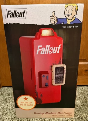 Fallout Nuka Cola Vending Machine Mini Fridge Thermoelectric Cooler NEW - Image 1 of 4