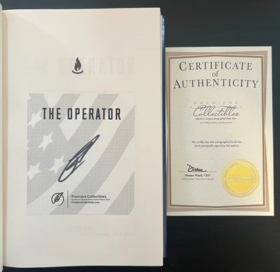 Robert O'Neill SIGNED Operator book Firing the Shots That Killed Osama Bin Laden Foto 1 de 2