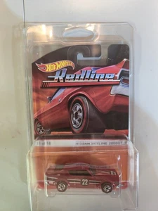 2016 HOT WHEELS REDLINE SERIES NISSAN SKYLINE 2000GT-R FREE PROTECTOR CASE - Picture 1 of 2
