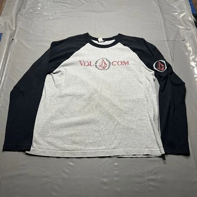 Vintage Volcom Shirt Men’s M Long Sleeve Graphic Y2K Skate Surf Distressed USA - Image 1 of 4