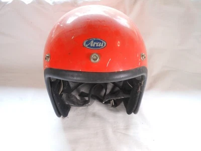 Vintage HA Aria Helmet, Orange, Unknown size.  (D.S.) - Image 1 of 4