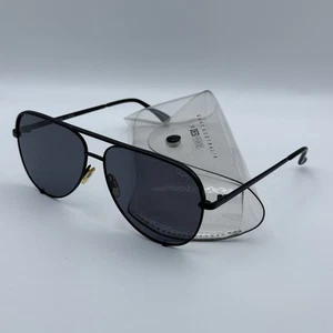 Quay Australia High Key Micro Polarized Sunglasses Black Smoke With Case - Picture 1 of 6