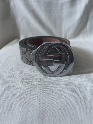 Cinturón Gucci GG Supreme Marrón Talla 110cm Foto 1 de 4