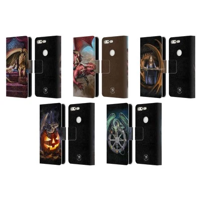 FUNDA BILLETERA LIBRO 5 CUERO OFICIAL ANNE STOKES DRAGONS PARA TELÉFONOS GOOGLE Foto 1 de 4