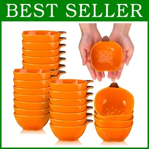 Platos de calabaza de cerámica - decoración navideña - Imagen 1 de 9