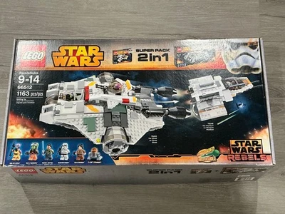Lego 66512 StarWars Rebels The Ghost Phantom pacote 2 em 1 75053 75048 SOMENTE CAIXA! PL - Imagem 1 de 4