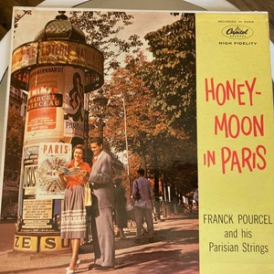 HONEYMOON IN PARIS FIRST PRESS FRANCK POURCEL VINYL LP RECORD ALBUM PLAY TESTED - Picture 1 of 9