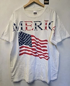 Camiseta De Colección Años 90 America Spellout XL Puntada Única EE. UU. Estados Unidos - Imagen 1 de 13
