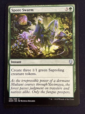 1x Spore Swarm (180) Dominaria LP MTG Magic the Gathering x1 MKE - Image 1 of 2