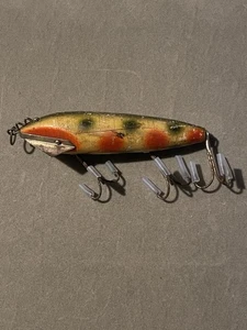 Antique Heddon Dowagiac Super Rare Strawberry Original Paint  - Picture 1 of 6