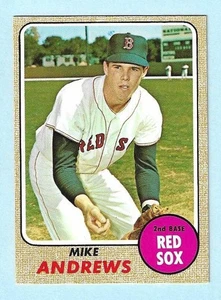 1968 Topps #502 Mike Andrews Boston Red Sox quasi nuovo SETBREAK COMPLETO - Foto 1 di 2