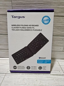 Targus Wireless Folding Keyboard Ultra-Compact Bluetooth Windows iOS Android - Picture 1 of 2