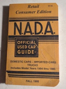 1995 NADA Official Used Car Guide Domestic Imported Cars & Trucks 1985 - 1994 - Picture 1 of 7
