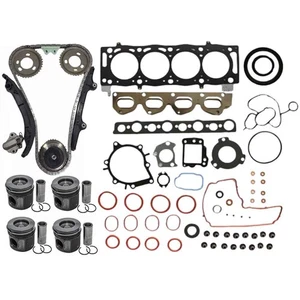 Cylinder Head Gaskets Piston Set Timing Chain Kit For Land Rover 2.2 TD4 224DT - Picture 1 of 10