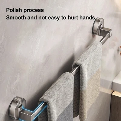 Home Organization Suction Cup Installation Moisture-resistant Rack ABS Material - Image 1 of 4