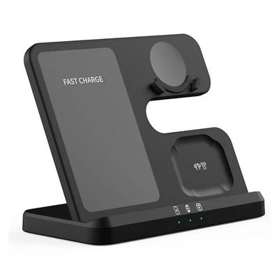 Wireless Smart Phone Charger Charging Station For Galaxy Watch 4/3/Active2 - Image 1 of 4