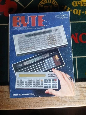 Vintage Byte Magazine January 1981 : Hand Held Computers Intersystems Shugart - Image 1 of 4