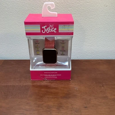 NEW in Box Justice Smartwatch w/ message notify, music, fitness tracker + more - Image 1 of 2