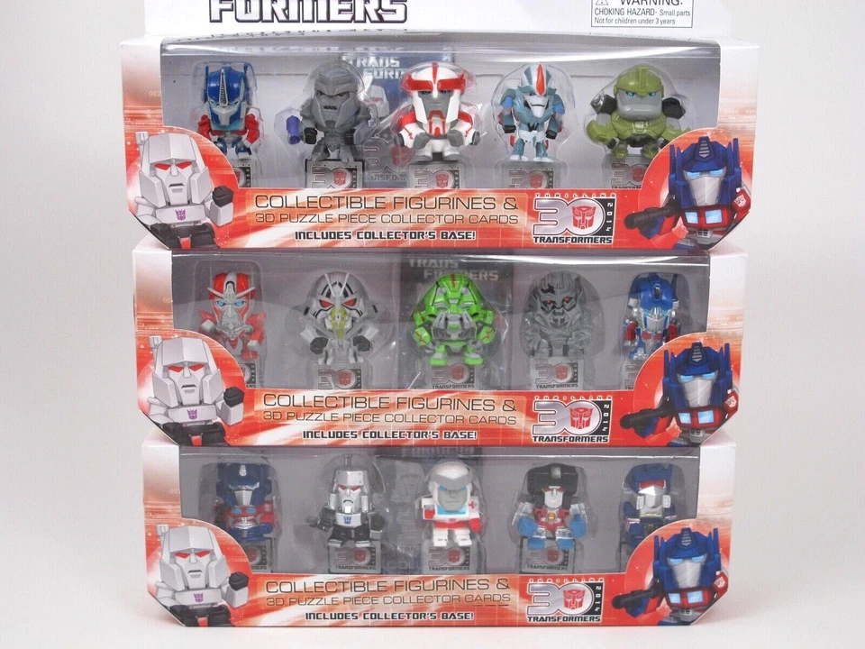 2014 Transformers Collectible Figurines & 3D Puzzle Collector Cards Thrilling 30 - Image 1 of 1