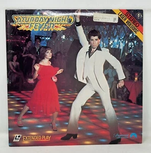 Saturday Night Fever Laserdisc LV113 LD Laser Disc John Travolta Karen Gorney - Imagen 1 de 3