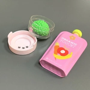 NEW 2 bitty baby yogurt peas  American Girl For 18'' dolls RARE TOY XMAS GIFT - Picture 1 of 5