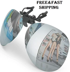 Costyle Yellow Mirror Polarized Clip-on Flip up Plastic Large FREE SHIPPING - Picture 1 of 7