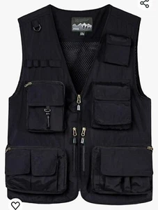 Chaleco de pesca KTWOLEN para hombre nuevo talla grande chaqueta chaleco - Imagen 1 de 8