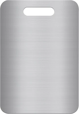 Tagliere Da Cucina in Acciaio Inox 304, Doppio Lato, Senza BPA, Ideale per Carne - Immagine 1 di 4