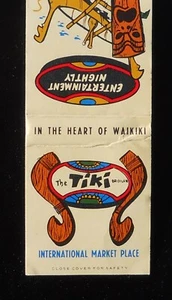 1970s The Tiki Broiler Entertainment Nightly International Market Pl. Waikiki HI - Bild 1 von 2