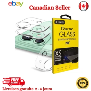 Lot 3 Protecteur Objectif Couverture Appareil Photo Accessoires iPhone 11 Vitre - Photo 1 sur 5