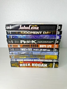 WWE WWF DVD Lot - John Cena Undertaker The Rock Shawn Michaels Hardy Boys - Picture 1 of 20