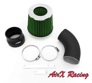 AirX Racing Coat Black-Green For 1997-2000 Isuzu Hombre 4.3L V6 Air Intake Kit - Picture 1 of 3