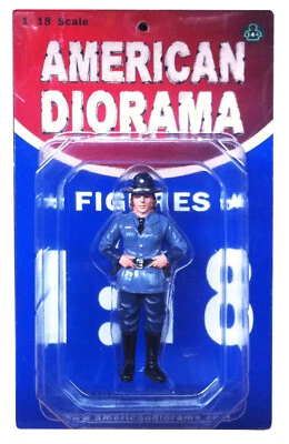 Figura de 4" State Trooper Sharon American Diorama escala 1:18 Foto 1 de 2