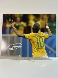 NEYMAR JR - HAND SIGNED AUTOGRAPH PHOTO #10 PARIS SAINT-GERMAIN ⚽️ - Picture 1 of 3