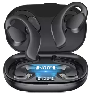 Open Ear Headphones, Open Ear True Wireless Earbuds Bluetooth 5.3, Wireless - Picture 1 of 6